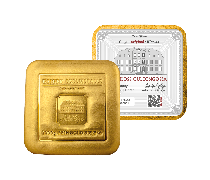 Goldbarren Geiger Original - 1000 g